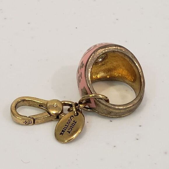 Juicy Couture Limited Edition Pink Charm Class Ring - Picture 4 of 4